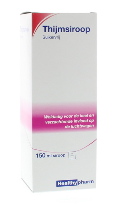 Healthypharm Thymiansirup zuckerfrei (150 Ml)