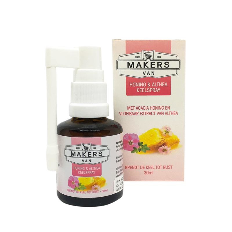 Hoestdrankmakers Hoestdrankmakers Honig & Althea Halsspray (30 Ml)