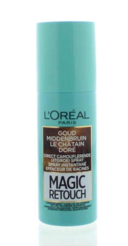 Loreal Magic Retouch Gold Mittelbraun Spray (75 Ml)