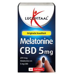 Lucovitaal Melatonin CBD 5mg (30 Kapseln)