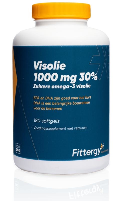 Fittergy Fittergy Fischöl 1000 mg 30 % (180 Weichkapseln)