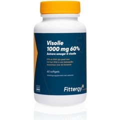 Fittergy Fischöl 1000 mg 60 % (60 Weichkapseln)