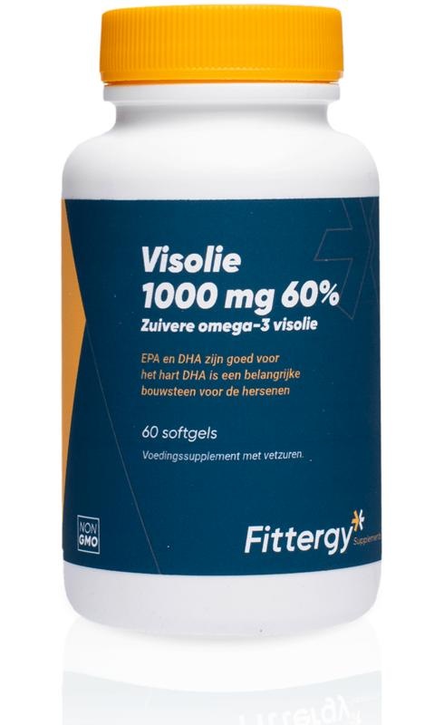 Fittergy Fittergy Fischöl 1000 mg 60 % (60 Weichkapseln)