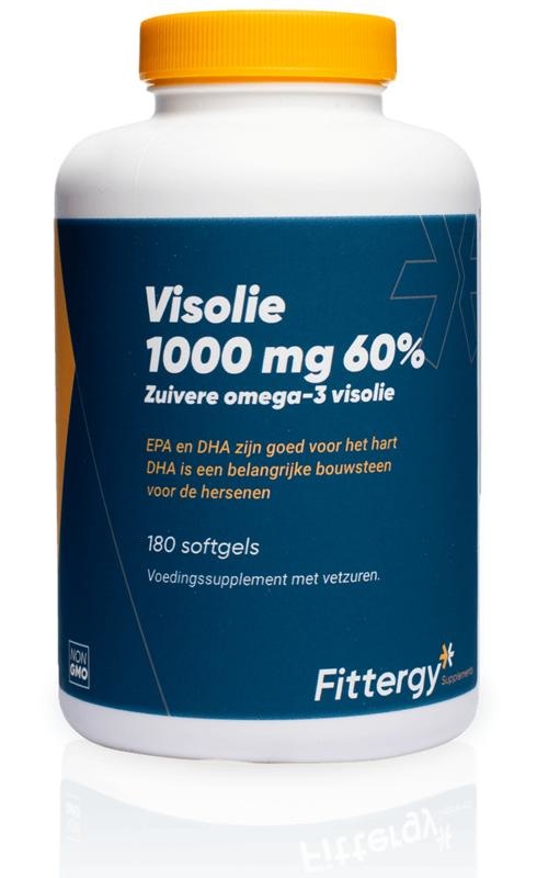 Fittergy Fittergy Fischöl 1000 mg 60 % (180 Weichkapseln)