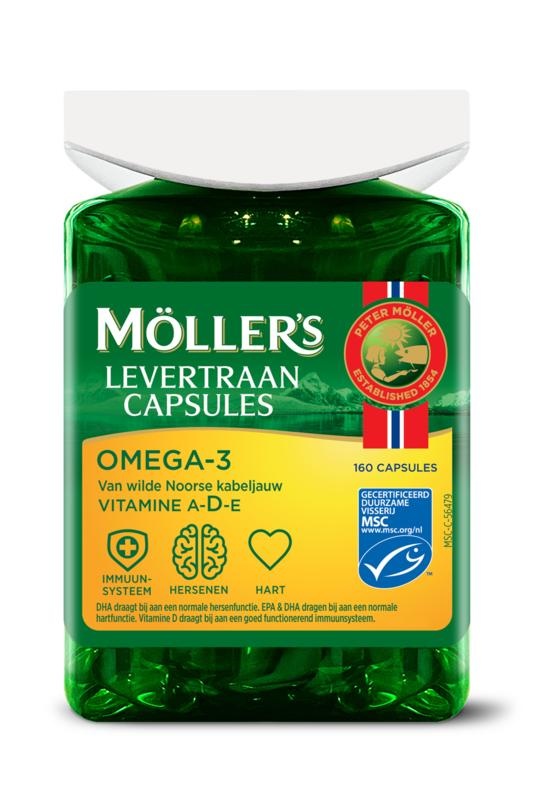 Mollers Omega-3 Lebertran Caps (160 Caps)