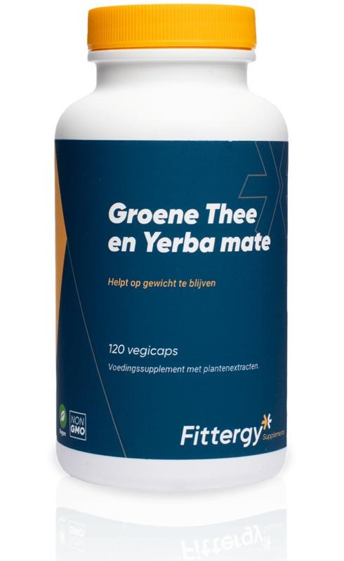 Fittergy Grüner Tee und Yerba Mate (120 Caps)