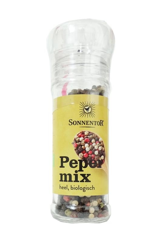 Sonnentor Sonnentor 4-farbiger Pfeffer in Gewürzmühle Bio (30 gr)