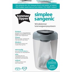 Tommee Tippee Simplee Sangenic Wanne grau (1 Stück)