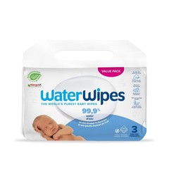 Waterwipes Babytücher 3er-Pack (180 Stück)