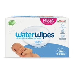 Waterwipes Babytücher 12er Pack (720 Stück)