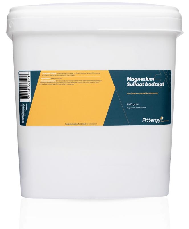 Fittergy Magnesiumsulfat Badesalz (2500 gr)
