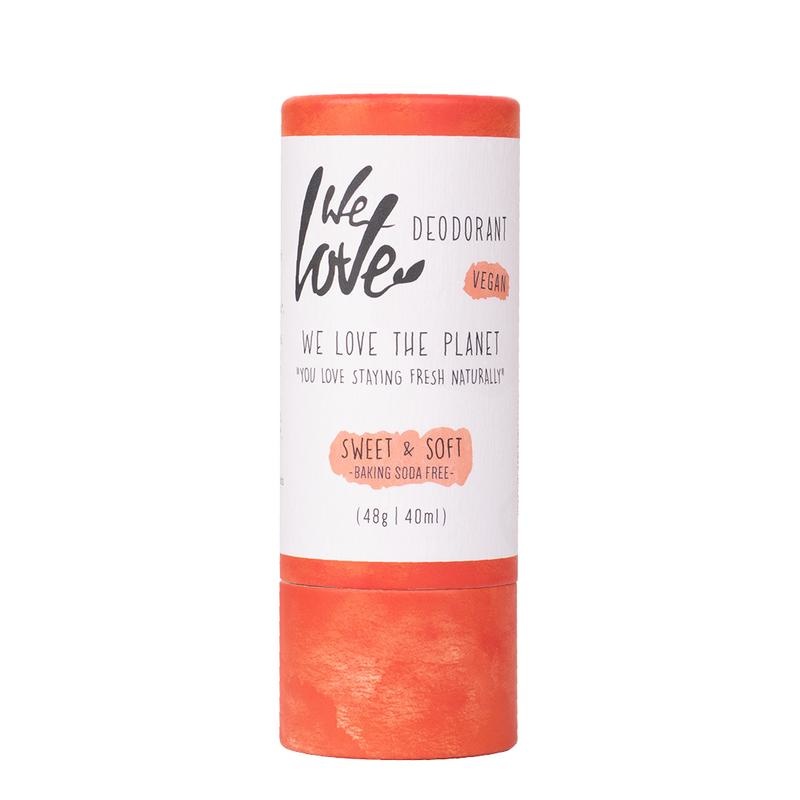 We Love We Love 100% natürlicher Deo-Stick süß & weich (48 gr)