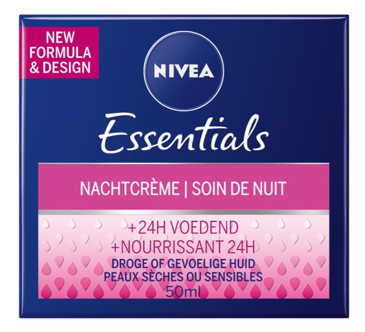 Nivea Essentials Nachtcreme aufbauend (50 Ml)