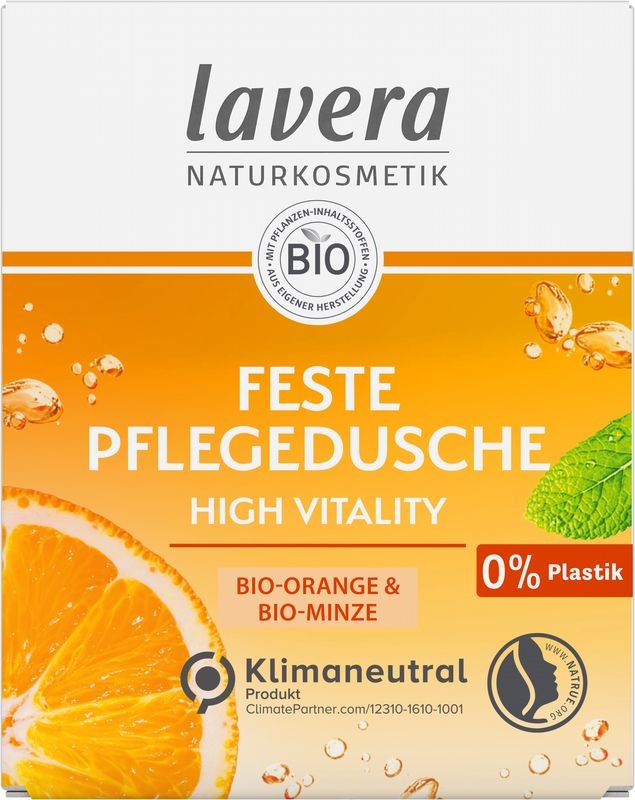 Lavera Lavera Body cleansing bar high vitality bio FR-NL (50 gr)