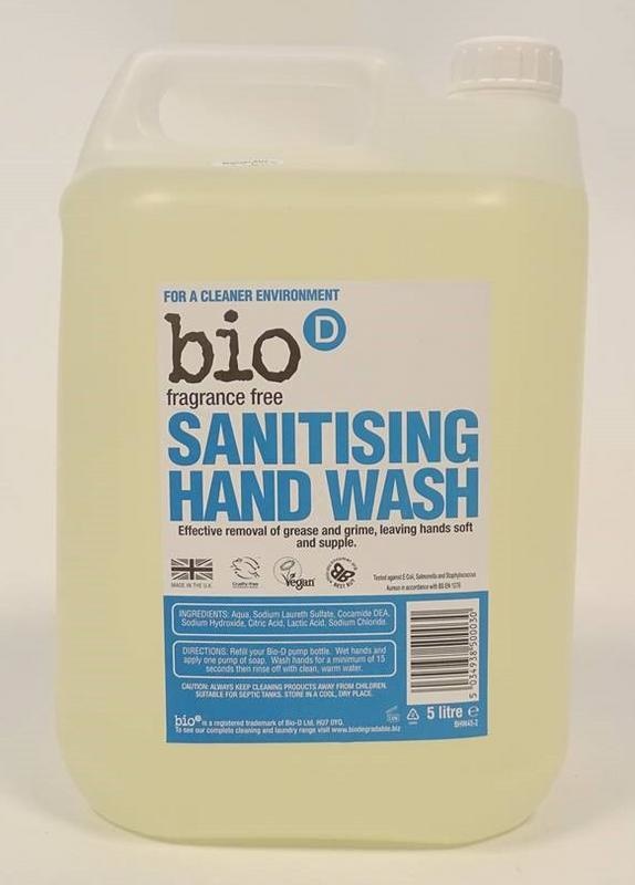 Bio-D Bio-D Handseife flüssig parfümfrei (5 Liter)