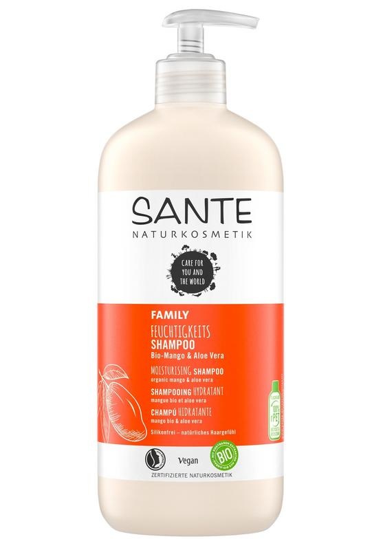 Sante Sante Familien-Feuchtigkeitsshampoo Mango & Aloe Vera (500 Ml)