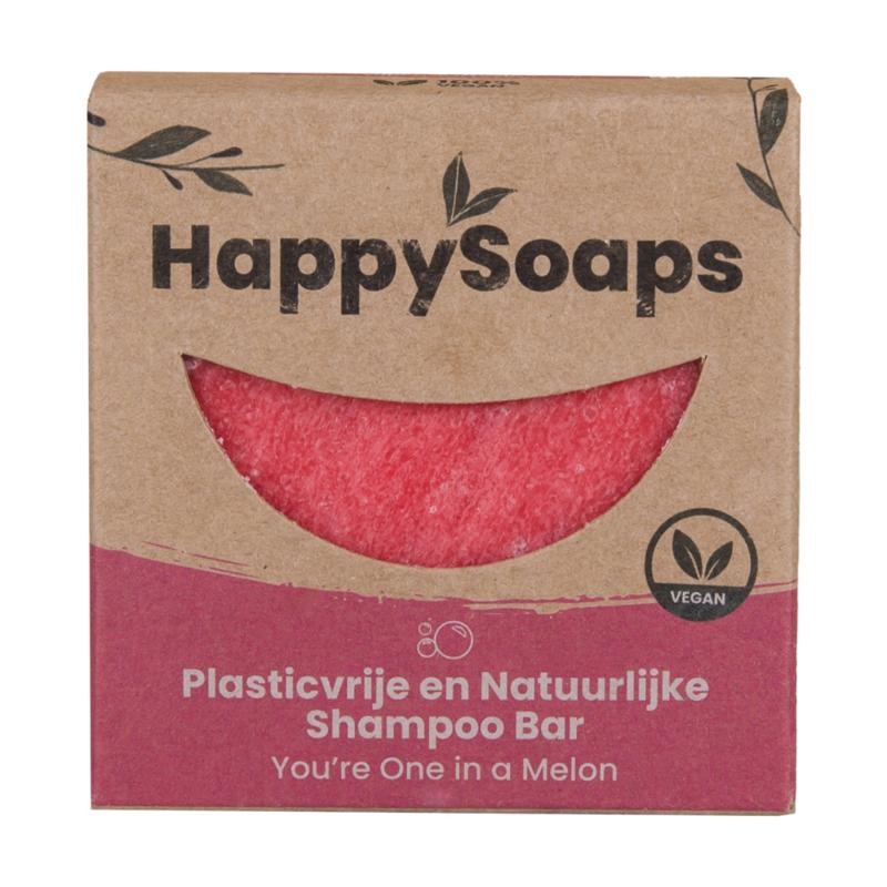 Happysoaps Happysoaps Shampoo-Riegel du bist einer in einer Melone (70 gr)