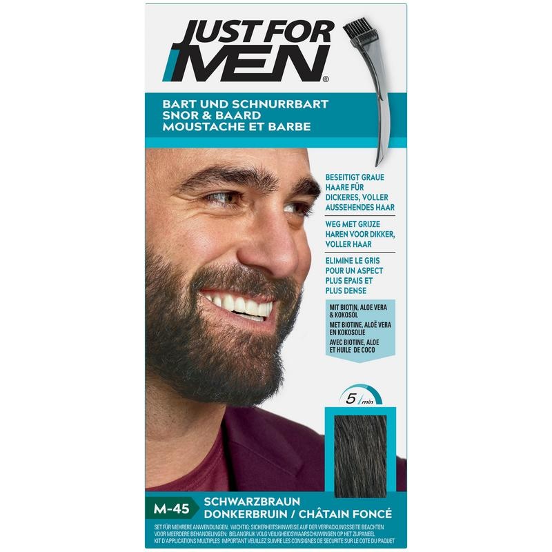 Just For Men Just For Men Schnurrbart & Bart dunkelbraun M45 (24 gr)