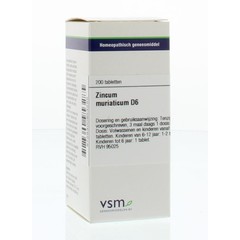 VSM Zinkum muriaticum D6 (200 Tabletten)