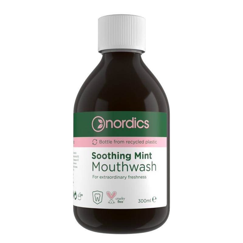 Nordics Nordics Mundwasser beruhigende Minze (300 Ml)