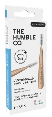 The Humble Co Interdentalbürste 0,60 mm blau (6 Stück)