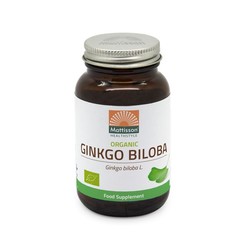 Mattisson Ginkgo biloba bio (60 vegetarische Kapseln)