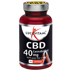 Lucovitaal CBD Cannabidiol 40 mg (90 Kapseln)