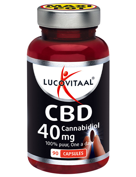 Lucovitaal Lucovitaal CBD Cannabidiol 40 mg (90 Caps)