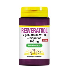 NHP ResveratRol 200mg/Vitamin C/Bioperine Pure (60 VCaps)