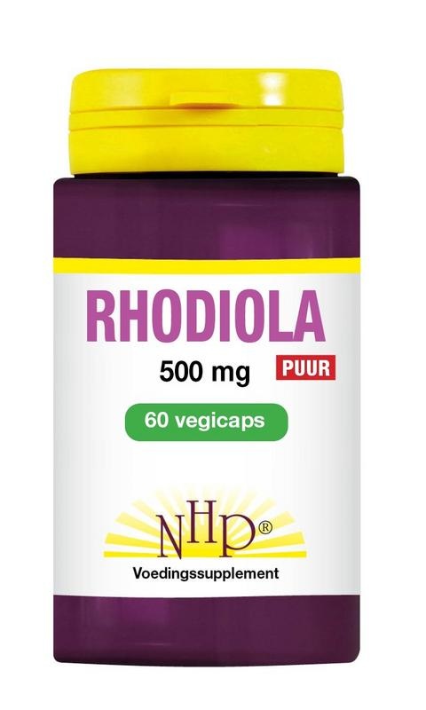 NHP NHP Rhodiola 500 mg pur (60 vegetarische Kapseln)