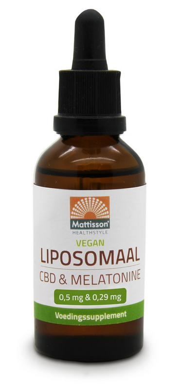 Mattisson Mattisson Veganes liposomales CBD 0,5 mg & Melatonin 0,29 mg (30 ml)