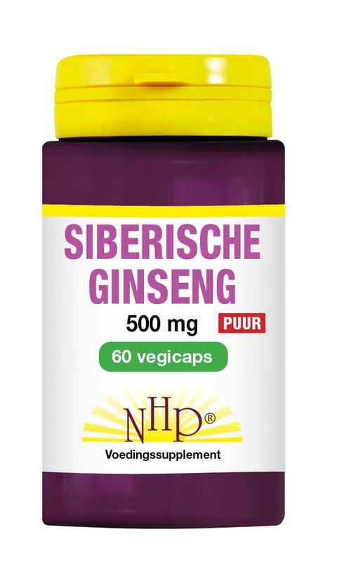NHP Sibirischer Ginseng 500 mg pur (60 VCaps)