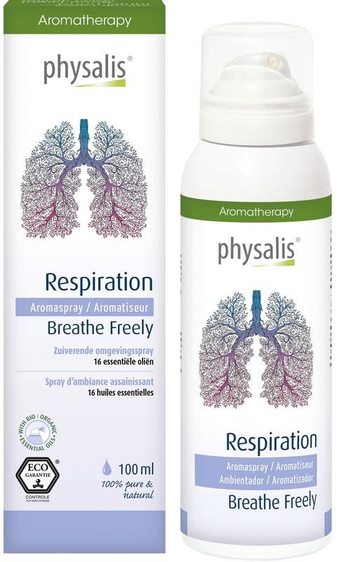 Physalis Aromaspray Atmung bio (100 Ml)