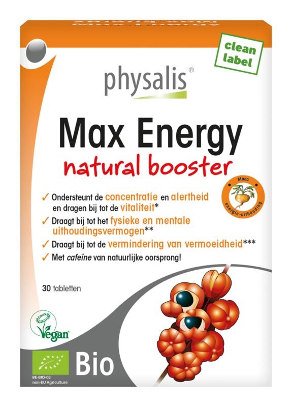 Physalis Max Energie Bio (30 Tab)
