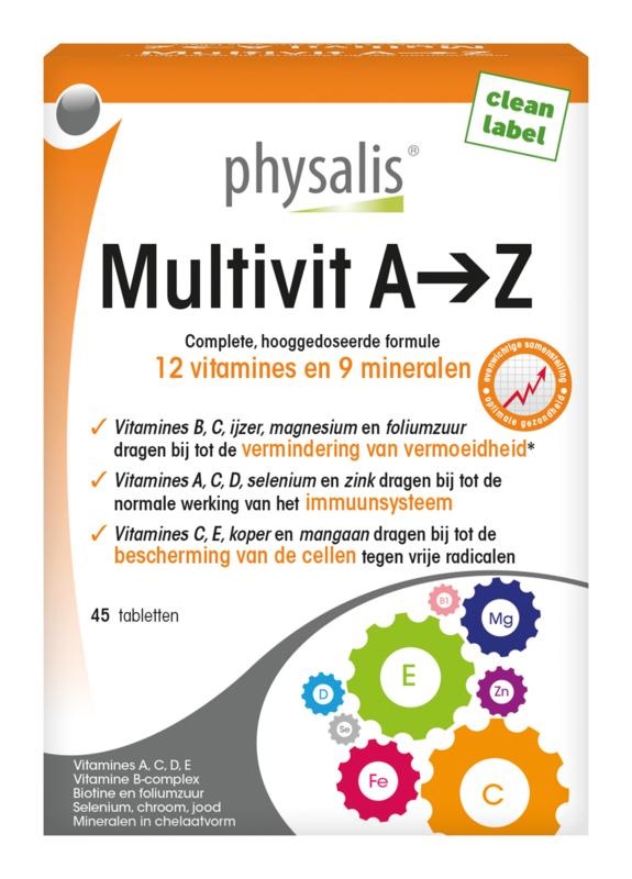 Physalis Physalis Multivit AZ (45 Tabletten)