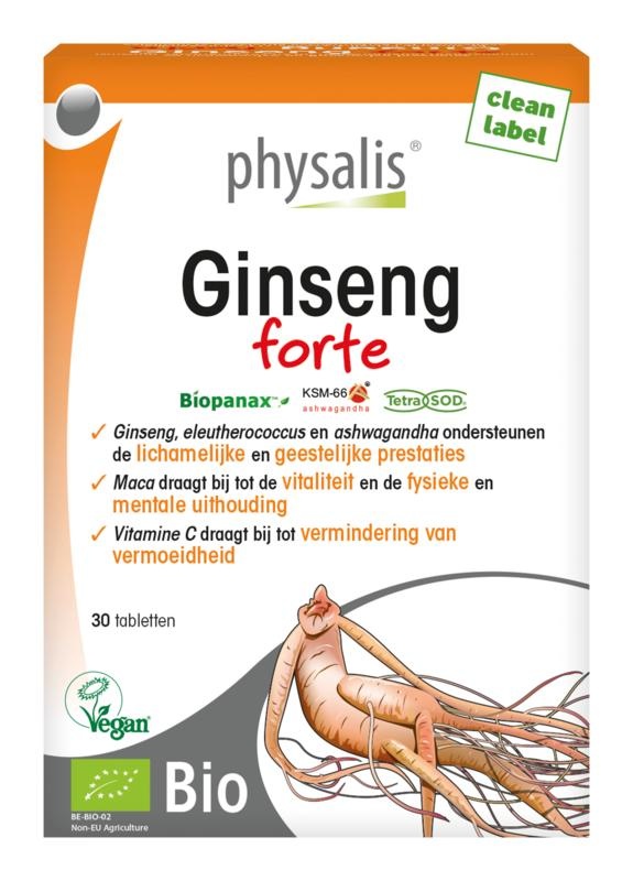 Physalis Physalis Ginseng forte bio (30 Tabletten)