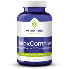 Vitakruid RelaxComplex 1250 mg Magnesiumtaurat & D3 (100 Tabletten)