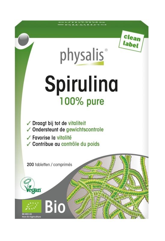 Physalis Physalis Bio-Spirulina (200 Tabletten)