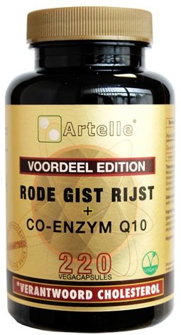 Artelle Artelle Roter Hefereis 100 mg Q10 30 mg 220 vcaps