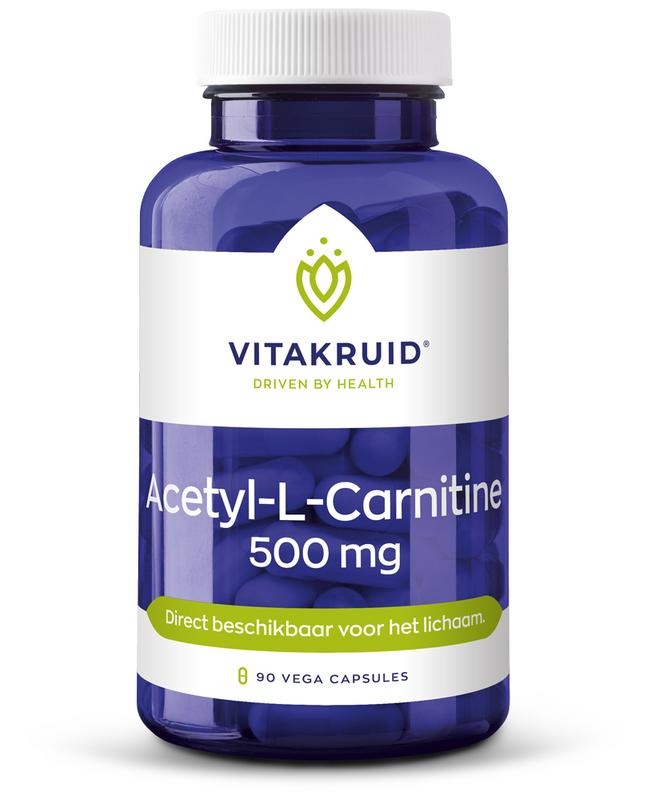 Vitakruid Vitakruid Acetyl-L-Carnitin 500 mg (90 Soft Caps)