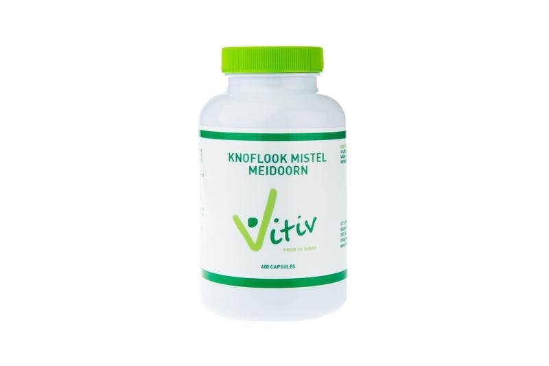 Vitiv Knoblauch Mistel Weißdorn (400 Caps)