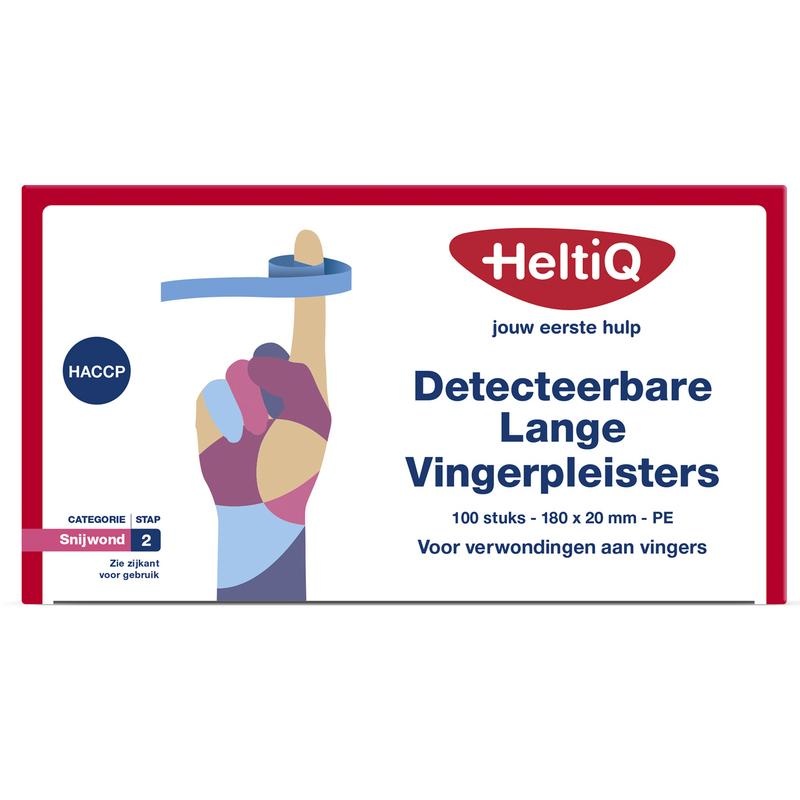 Heltiq Heltiq Detect Fingerpflaster lang PE 180 x 20 (100 Stück)