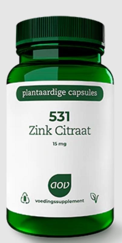 AOV 531 Zinkcitrat 15 mg (60 VCaps)