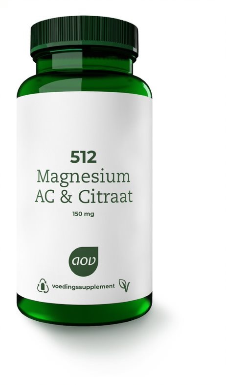 AOV 512 Magnesium AC & Citrat 150 mg (60 VCaps)