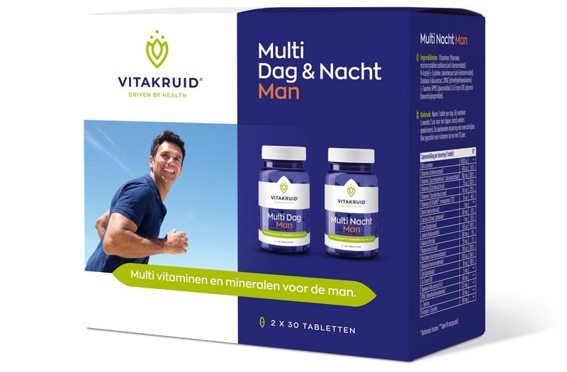 Vitakruid Vitakruid Multi Day & Night Man 2 x 30 Stück (30 Tabletten)