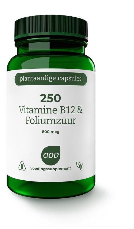 AOV AOV 250 Vitamin B12 & Folsäure (60 vegetarische Kapseln)