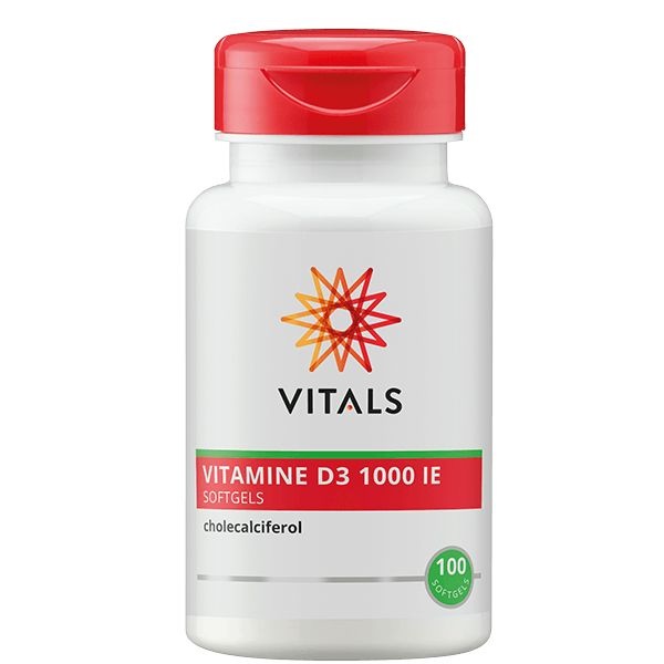 Vitals Vitals Vitamin D3 1000IE (100 Caps)