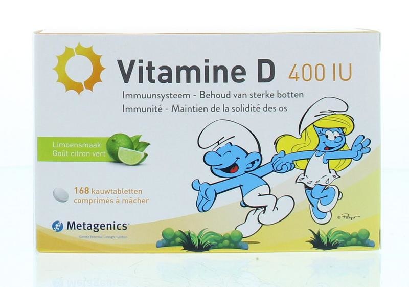 Metagenics Metagenics Vitamin D 400IU Schlümpfe 168 Kautab
