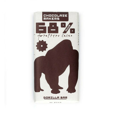 Chocolatemakers Chocolatemakers Gorilla Riegel 68% rein biologisch (85 gr)