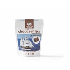 Schokoladenblätter dunkle Milch 52% Kaffee & Nibs Bio